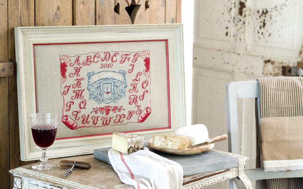 l'ABC d'un grand cru de Véronique Enginger, Création Point de Croix n°004