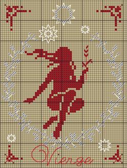 La vierge, Création Point de Croix n°004