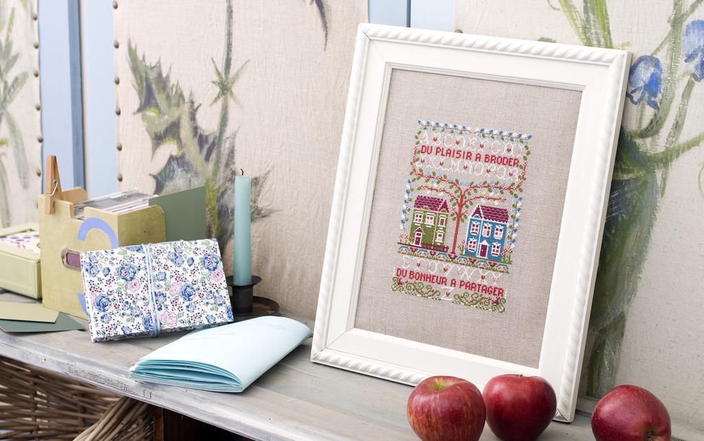 Le sampler du bonheur, Création Point de Croix n°004
