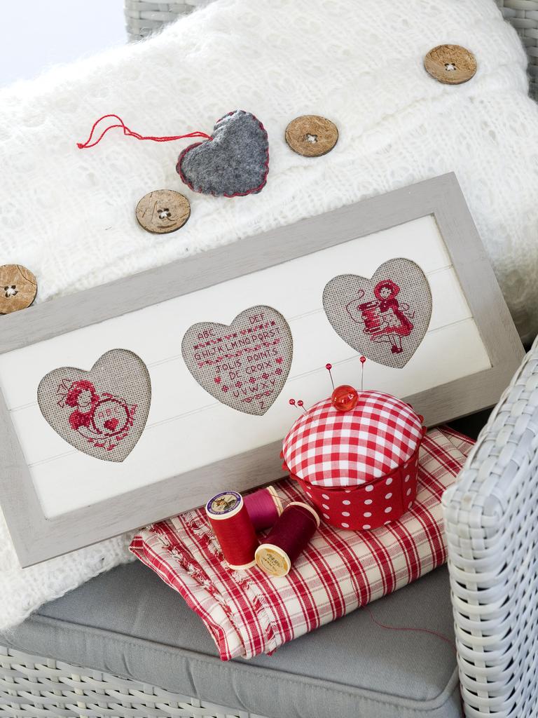 Cœur à cœur de Véronique Enginger, Création Point de Croix n°007