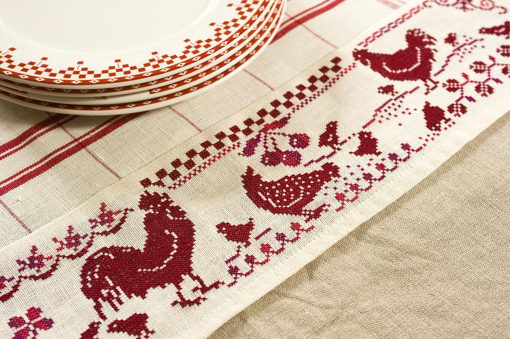 Tablée campagnarde de Véronique Enginger, Création Point de Croix n°008