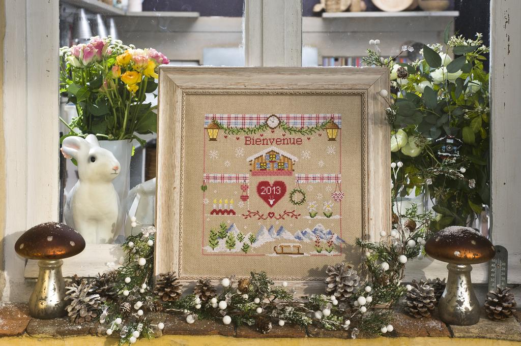 La petite maison dans les cimes de Passion Bonheur, Création Point de Croix n°027