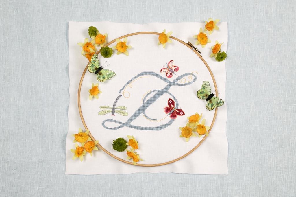 Les belles lettres, Création Point de Croix n°052