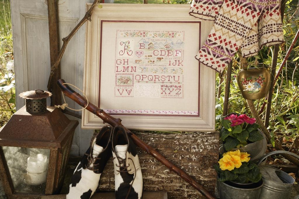 Sampler des cimes, Création Point de Croix n°055