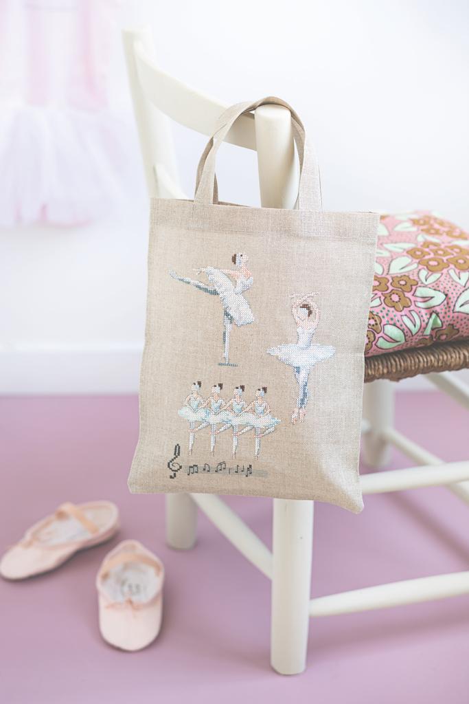 Sac Ballerine, Création Point de Croix n°072