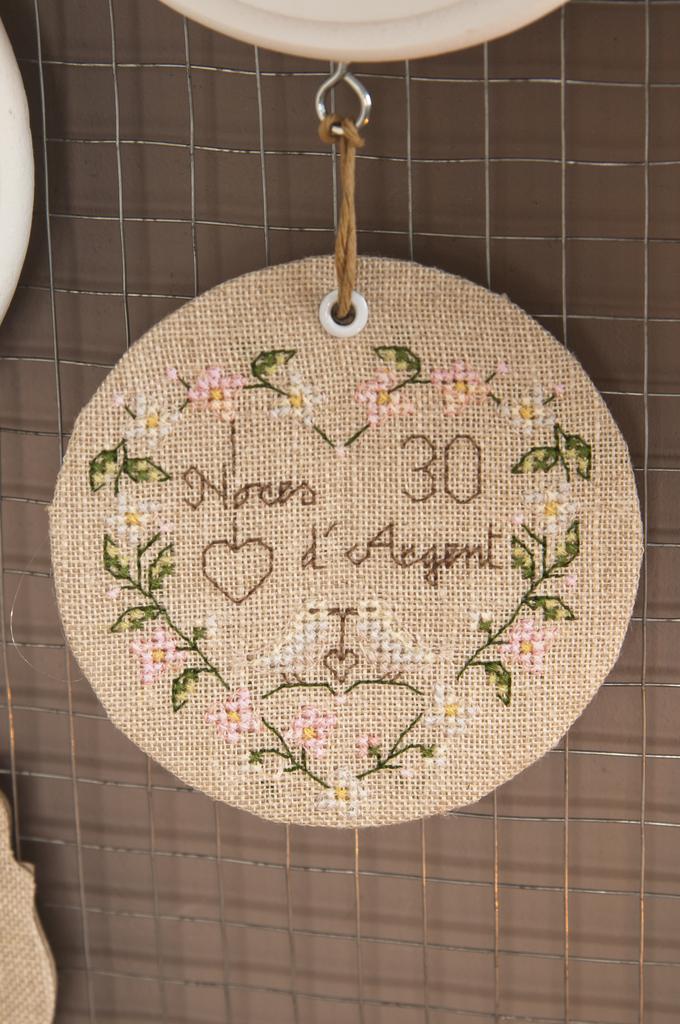 Anniversaires de mariage, noces d’argent, Création Point de Croix n°076