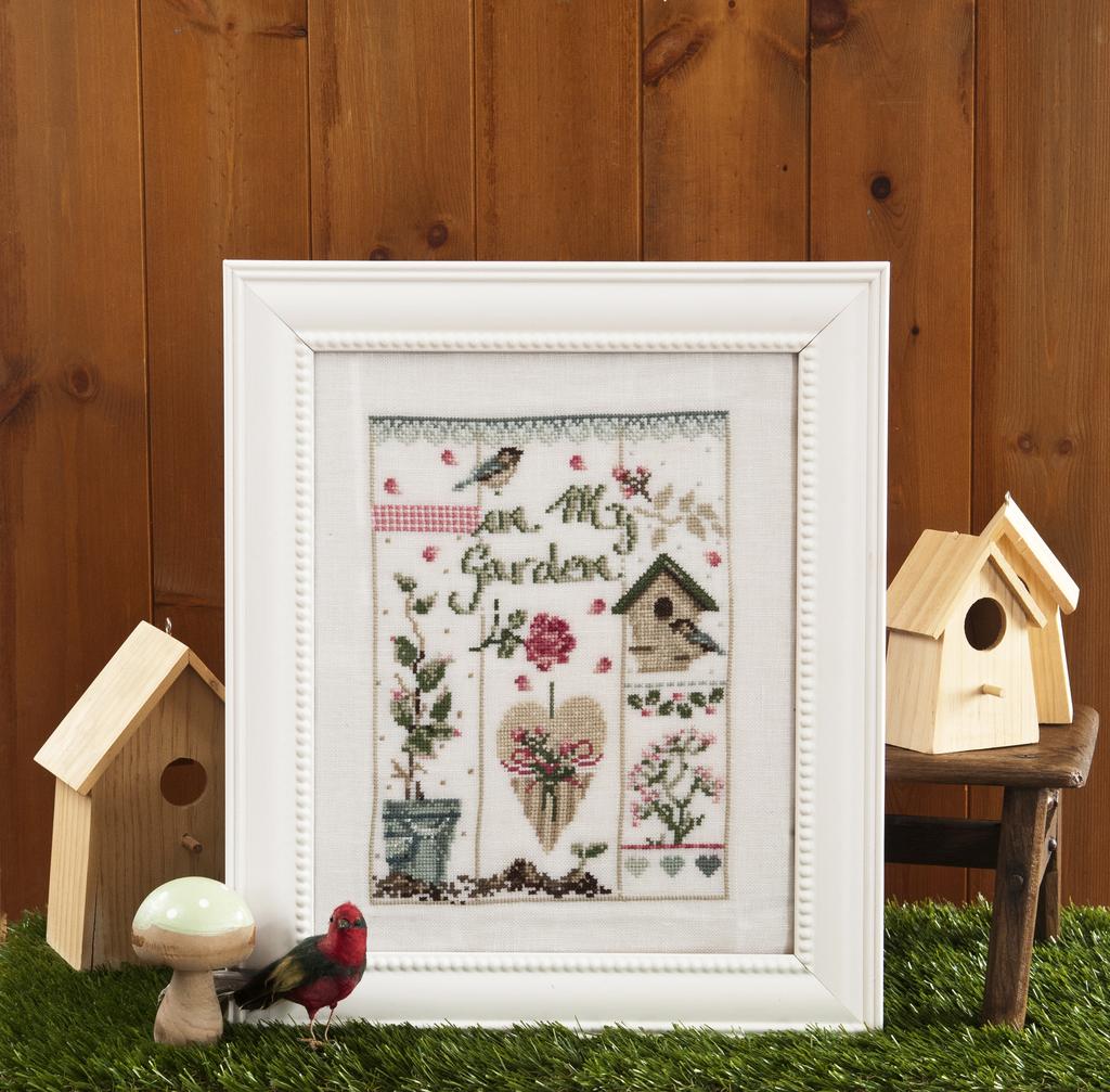 Un sampler printemps, Création Point de Croix n°076