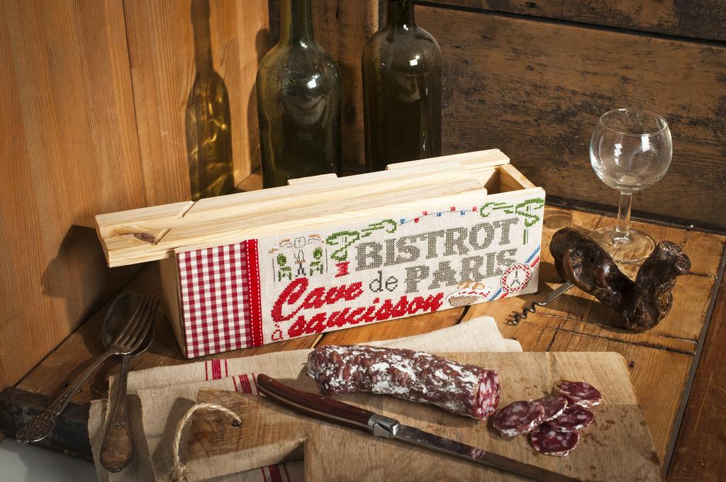 Une cave à saucissons !, Création Point de Croix n°077