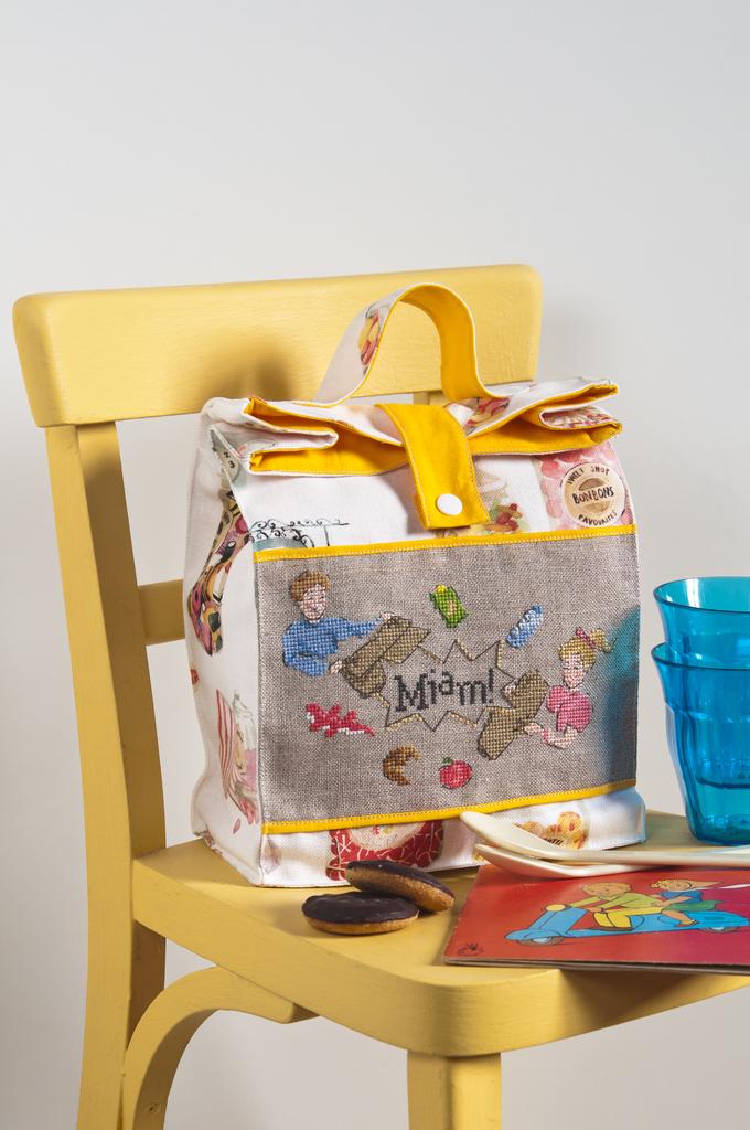 Lunch bag, Création Point de Croix n°084