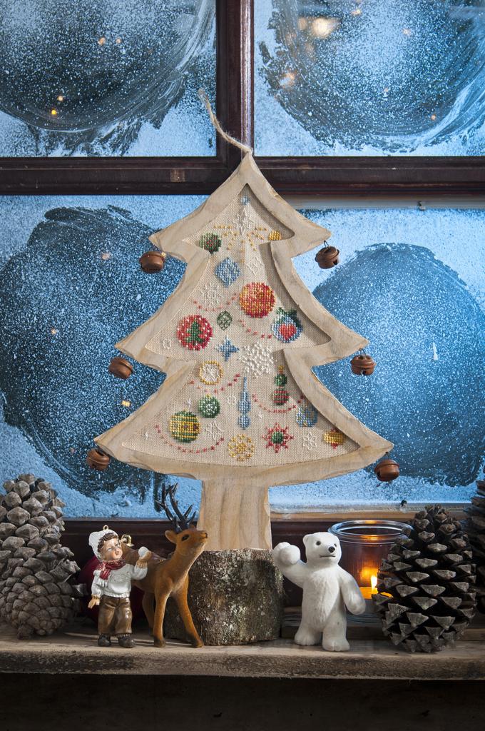 Sapin de Noël, Création Point de Croix n°091