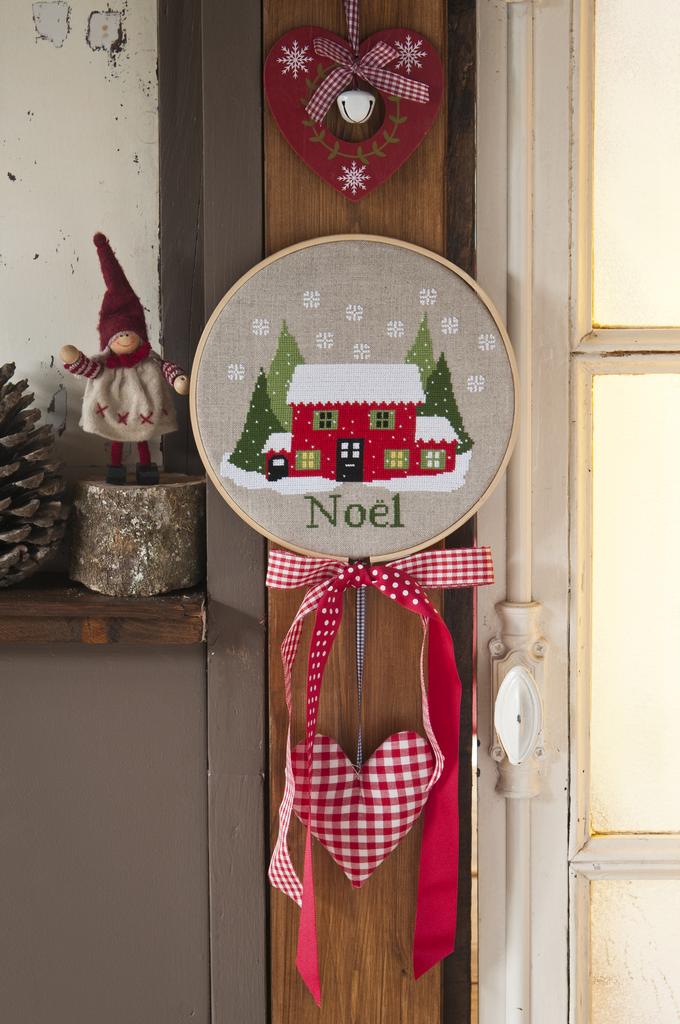 Tambour Noël !, Création Point de Croix n°091