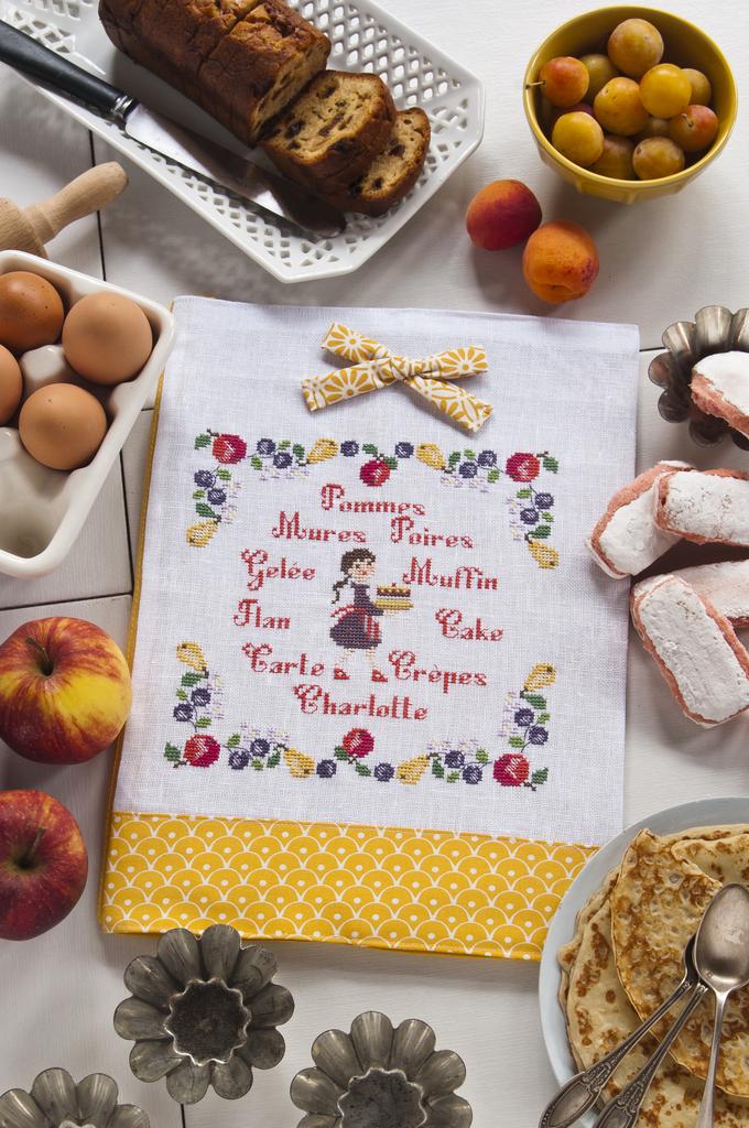 Mes livres de recette, Création Point de Croix n°096