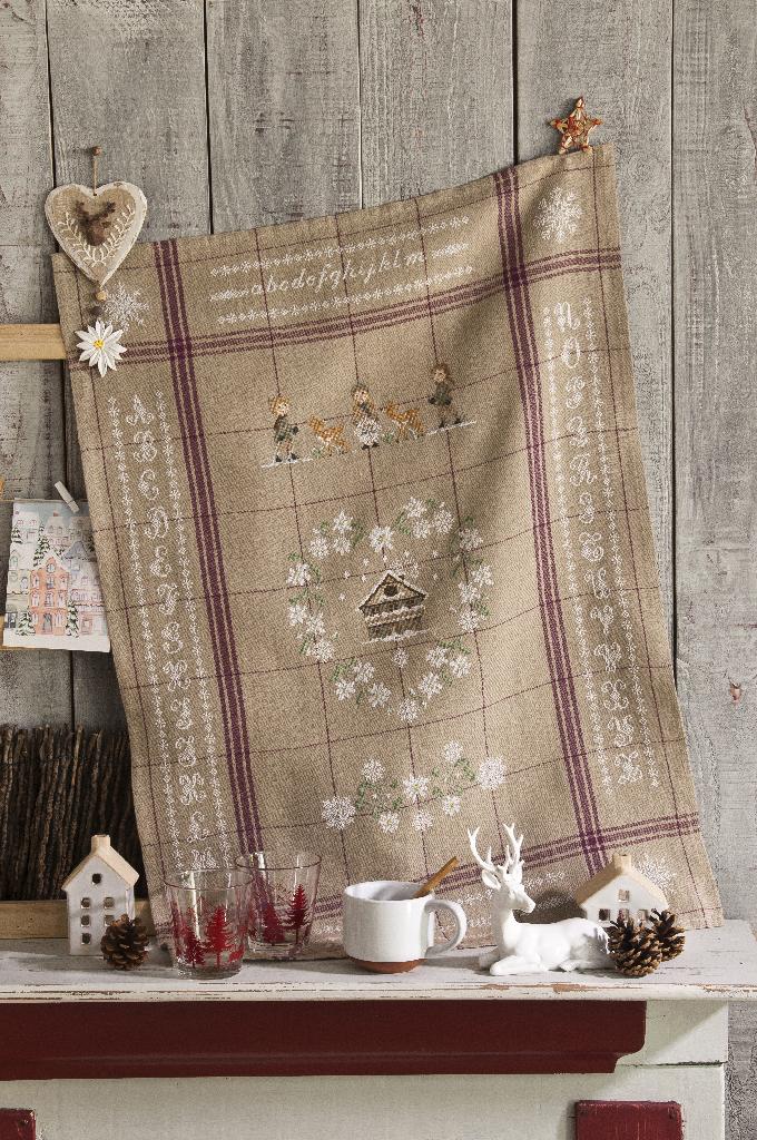 Torchon hiver flocons