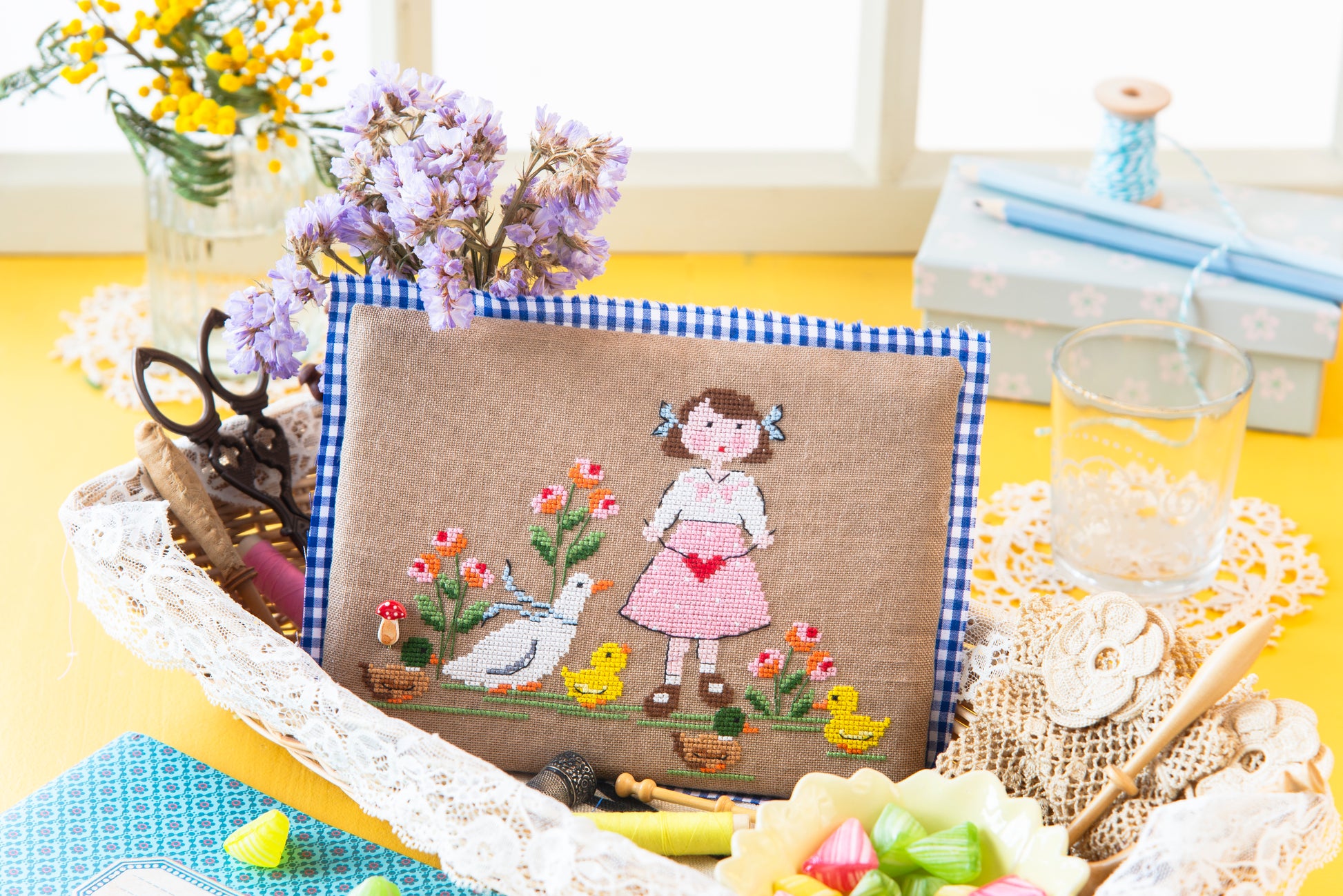 La petite fille aux oies