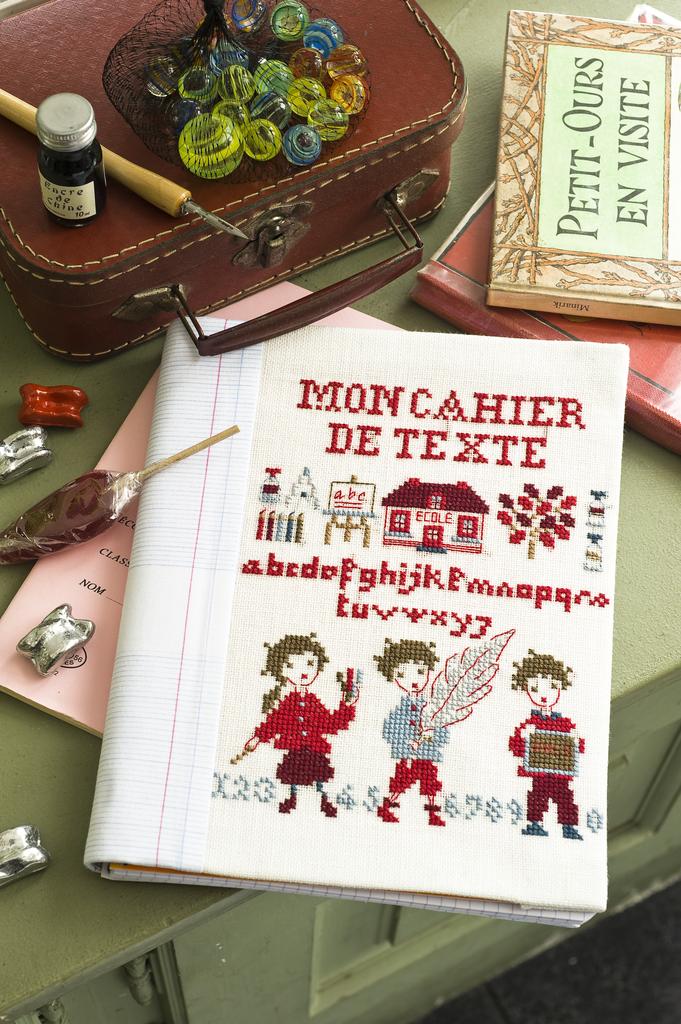 Mon cahier de texte, Création Point de Croix n°023