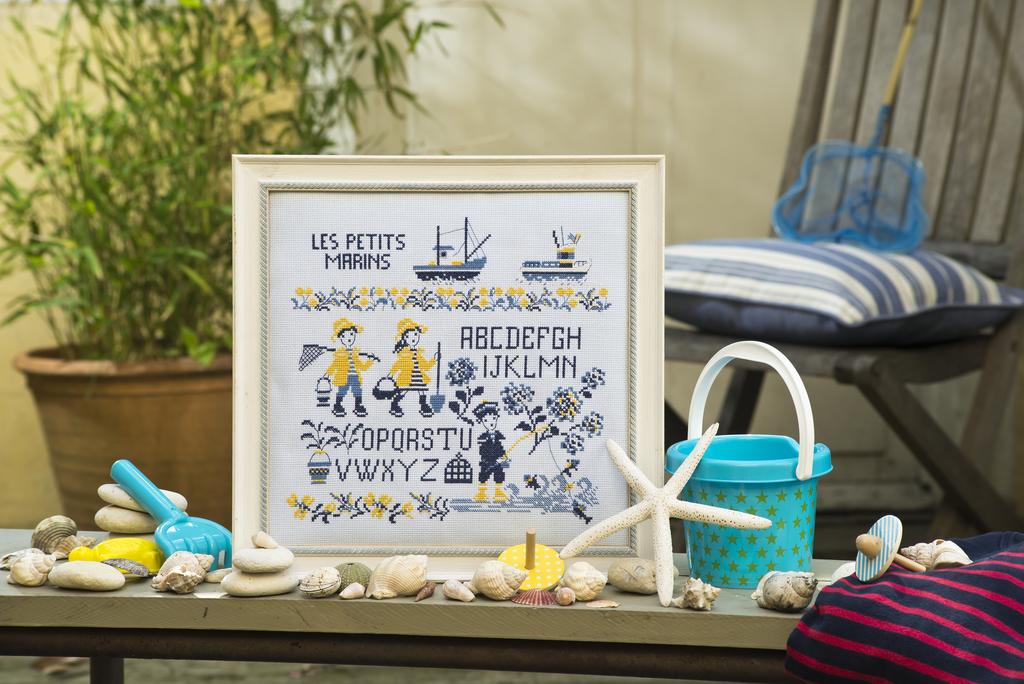 L’ABC des marins en herbe de Perrette Samouiloff, Création Point de Croix n°031