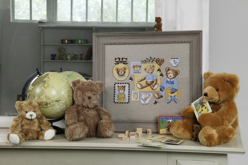 Ma collection d’ours de Passion Bonheur, Création Point de Croix n°032