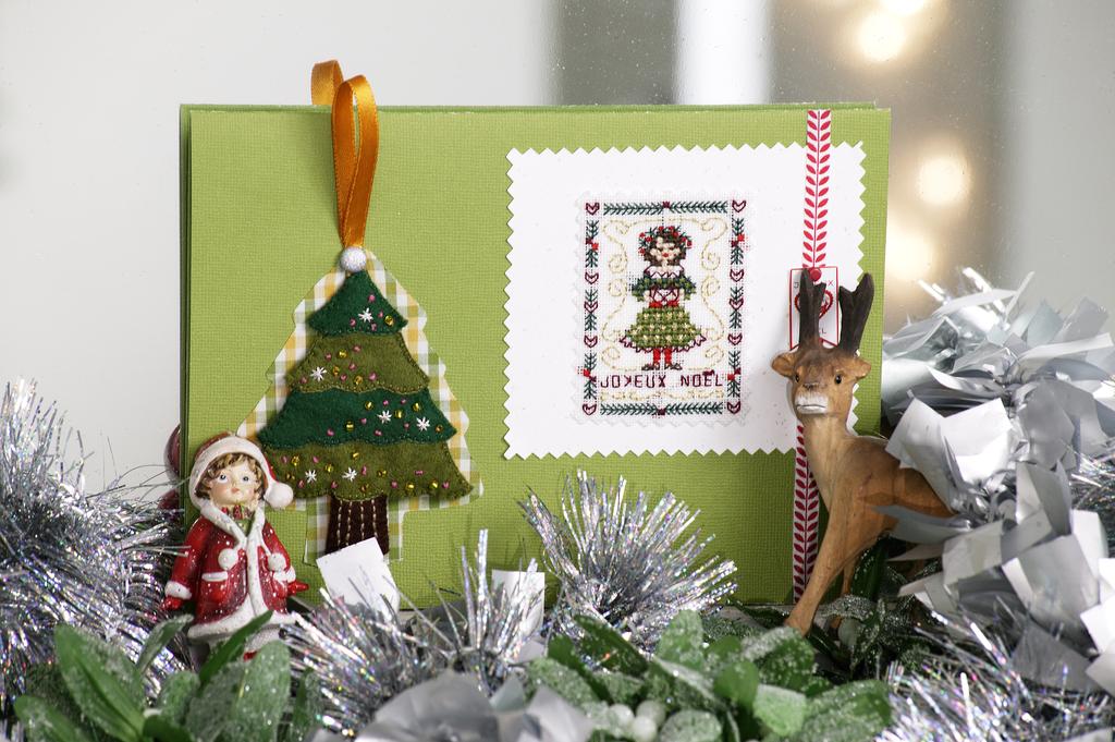 Cartes créatives de Marie- Réthoret, Création Point de Croix n°034