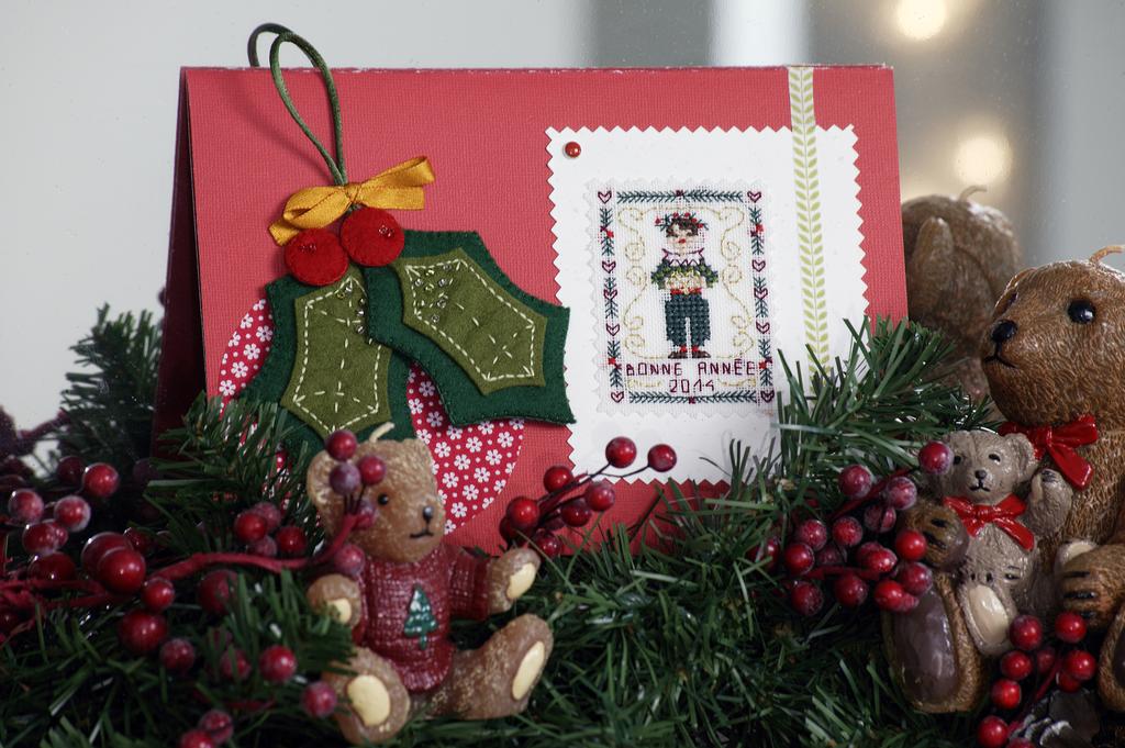 Cartes créatives de Marie- Réthoret, Création Point de Croix n°034