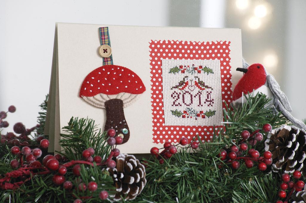 Cartes créatives de Marie-Réthoret, Création Point de Croix n°034