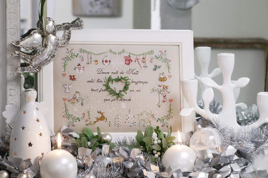 Poème de Noël de Hélène Le Berre, Création Point de Croix n°034