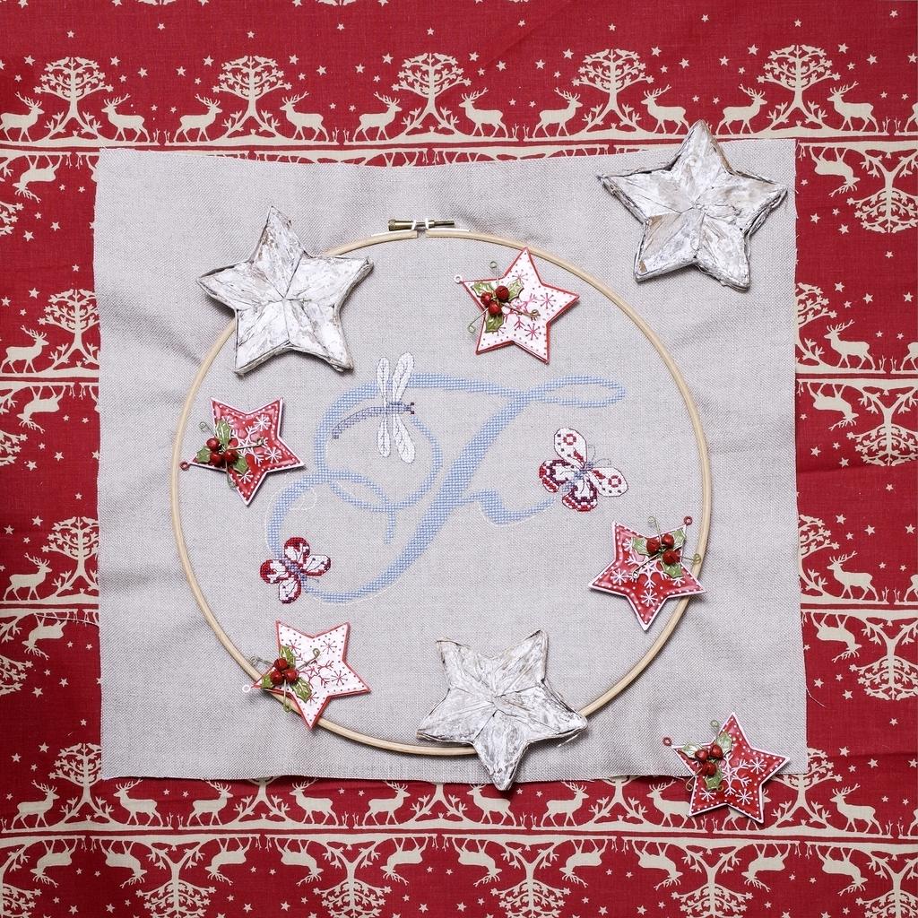 Les belles lettres de Valérie Côme, Création Point de Croix n°044