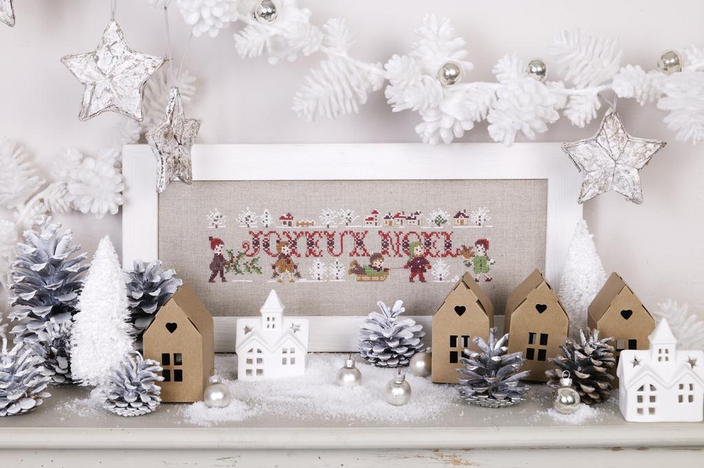 Histoire de neige de Perrette Samouiloff, Création Point de Croix n°061