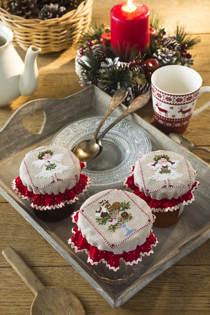 Confitures de Noël de Lili Violette, Création Point de Croix n°061