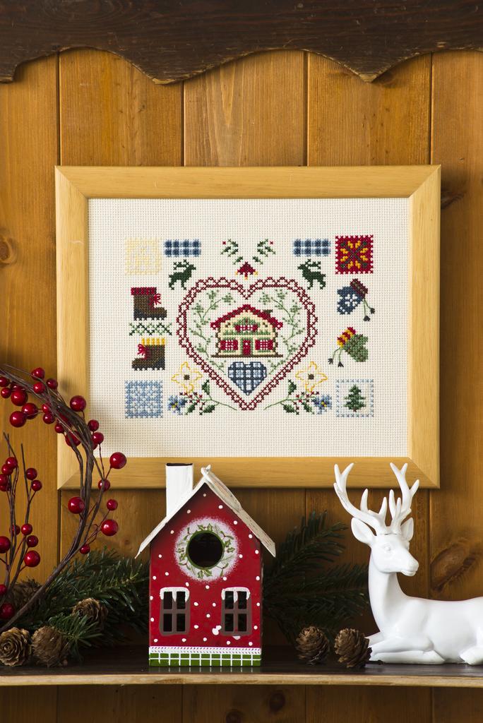 Patchwork montagnard, Création Point de Croix n°062