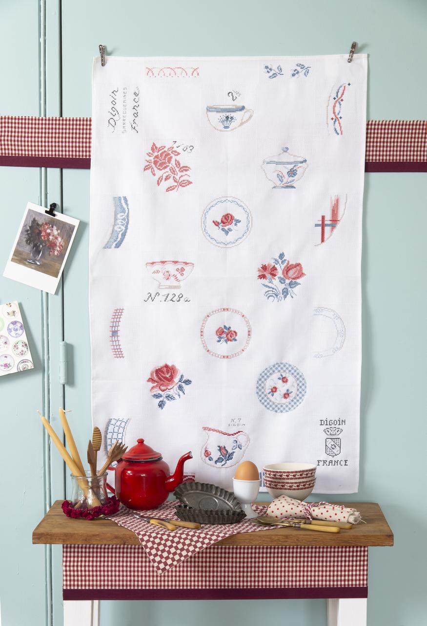 Torchon damier Digoin