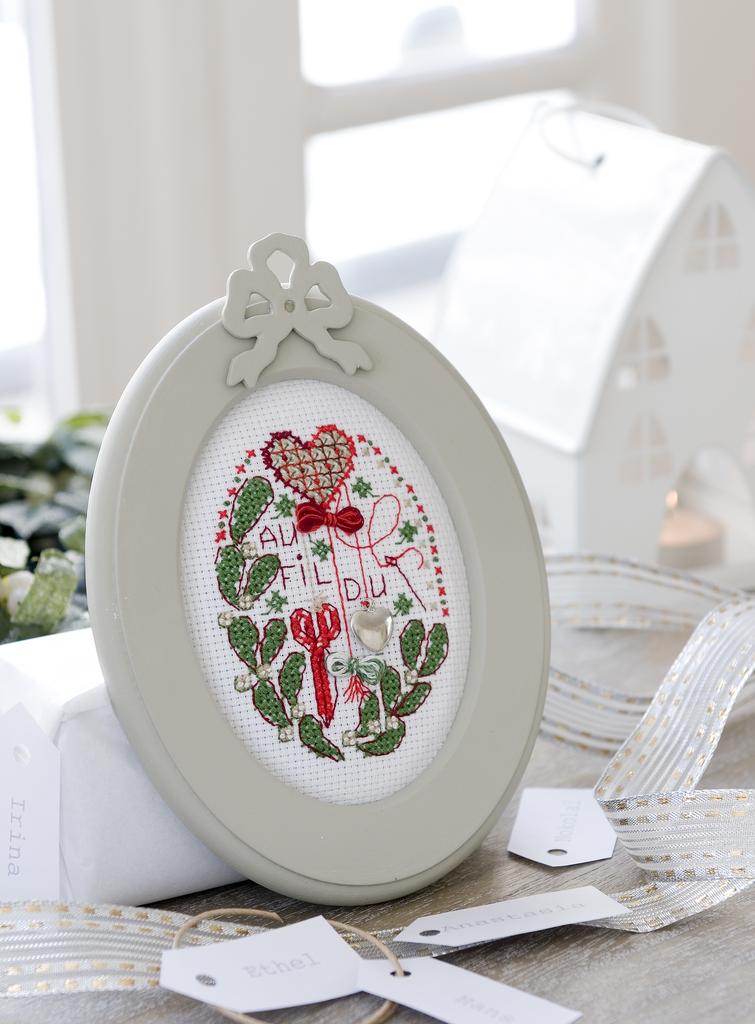 Jolis vœux de fil - Création Point de Croix n°006H