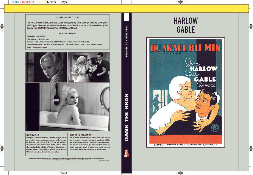 DANS TES BRAS (1933)