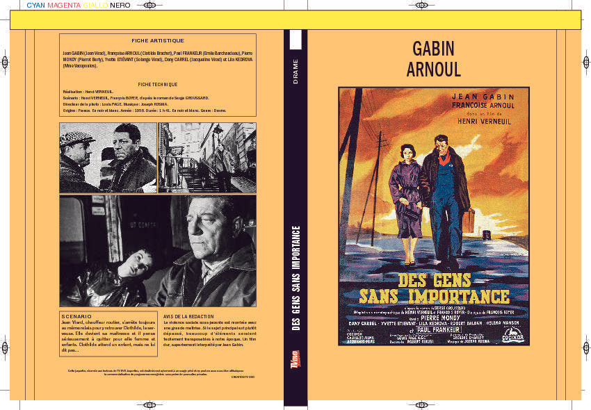 DES GENS SANS IMPORTANCE