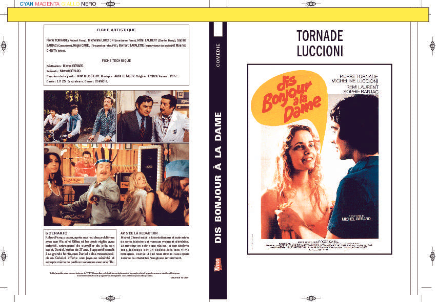 DIS BONJOURS A LA DAME