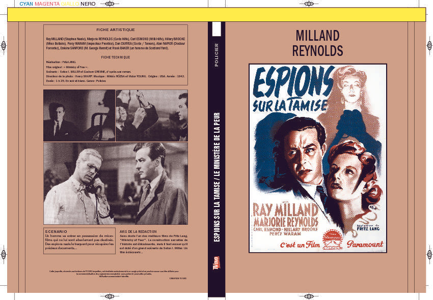 ESPION SUR LA TAMISE - LE MINISTÈRE DE LA PEUR