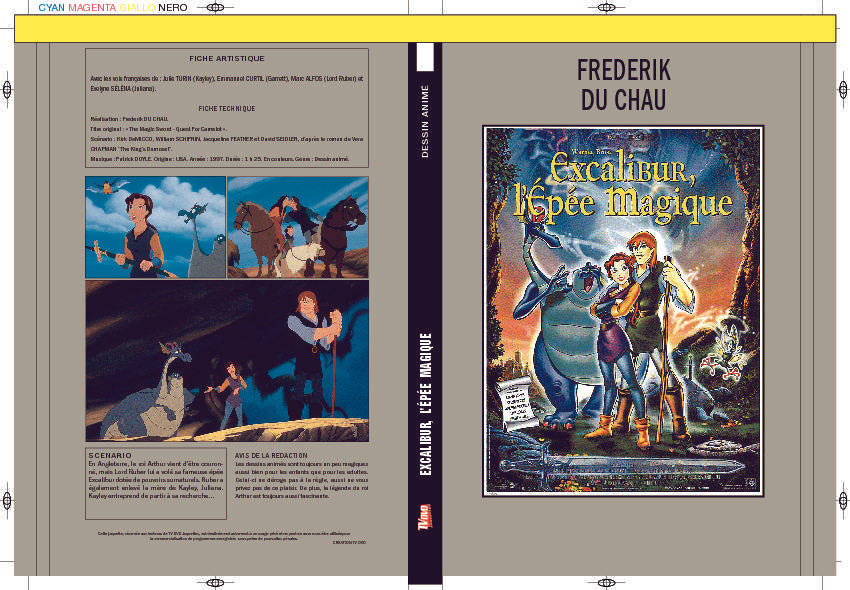 EXCALIBURE, L'ÉPÉE MAGIQUE