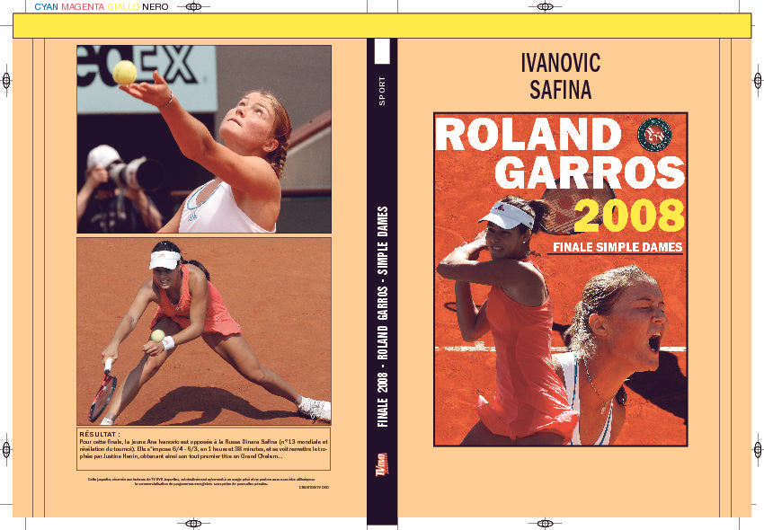 FINALE 2008 - ROLAND GARROS - SIMPLE DAMES