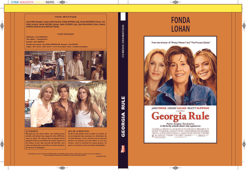 GEORGIA RULE (MERE-FILLE MODE D'EMPLOI)