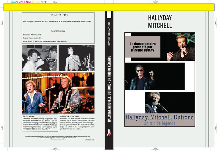 hallyday, mitchell, dutronc - un trio de legende