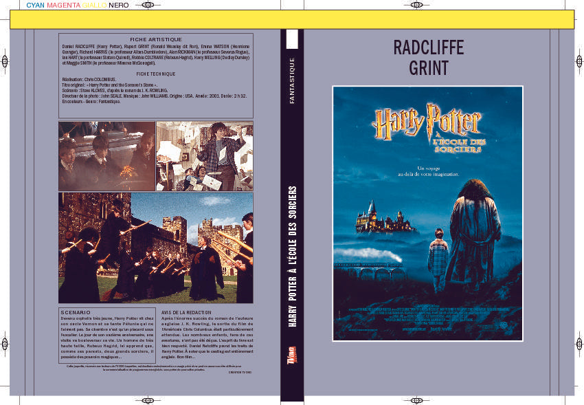 HARRY POTTER A L'ECOLE DES SORCIERS
