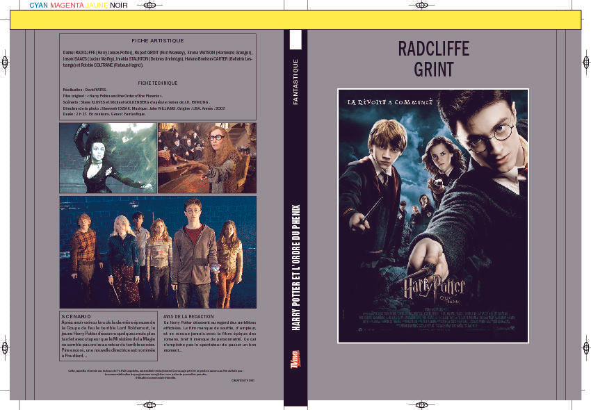 HARRY POTTER ET L'ORDRE DU PHENIX
