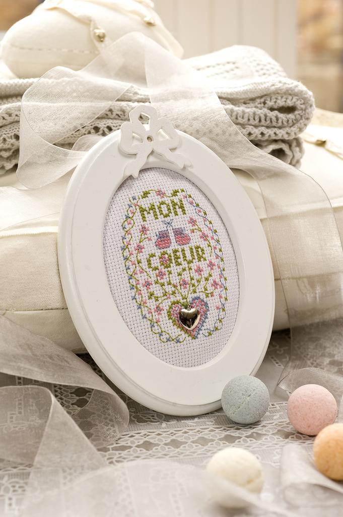 Mon cœur, Création Point de Croix n°009H