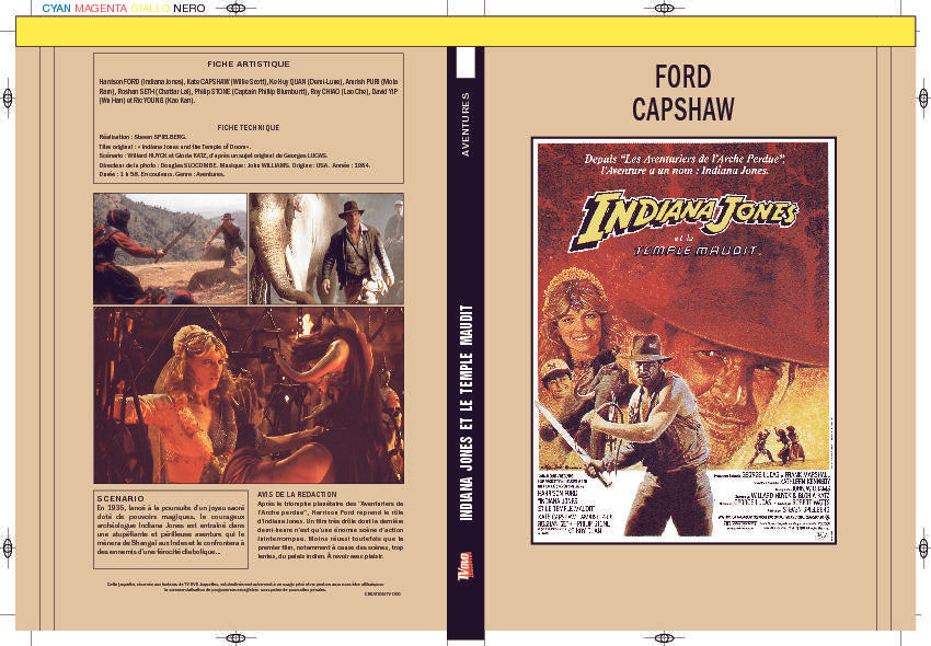 INDIANA JONES ET LE TEMPLE MAUDIT