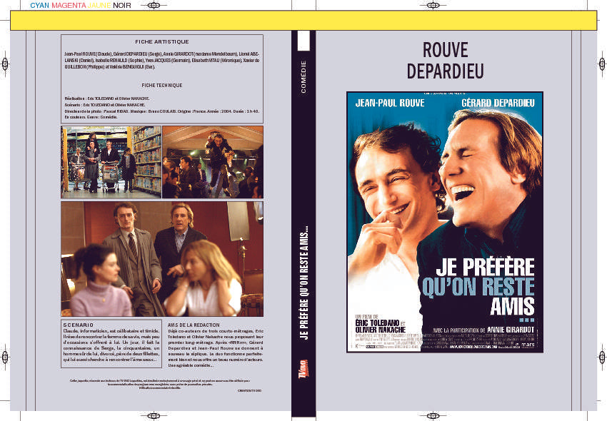 JE PREFERE QU'ON RESTE AMIS..