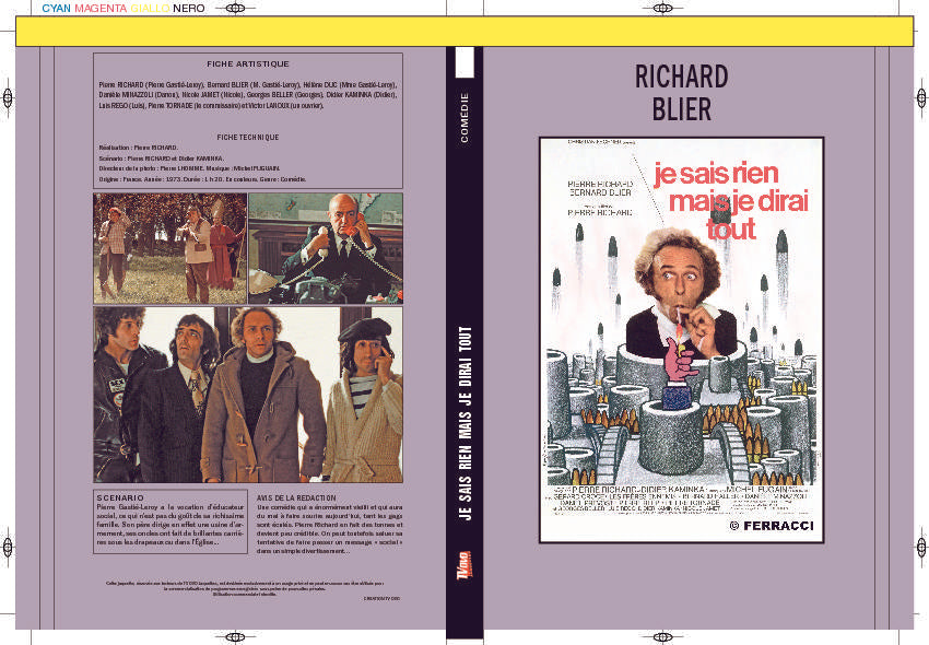 JE SAIS RIEN MAIS JE DIRAI TOUT