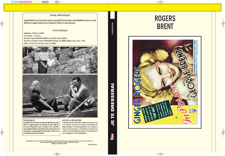 JE TE DRESSERAI - IN PERSON