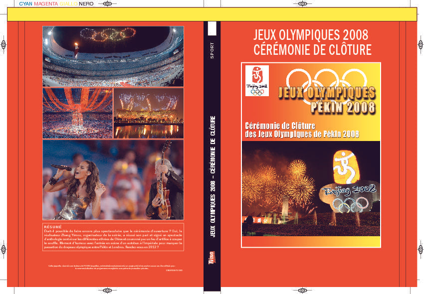 JEUX OLYMPIQUES 2008 - CLOTURE