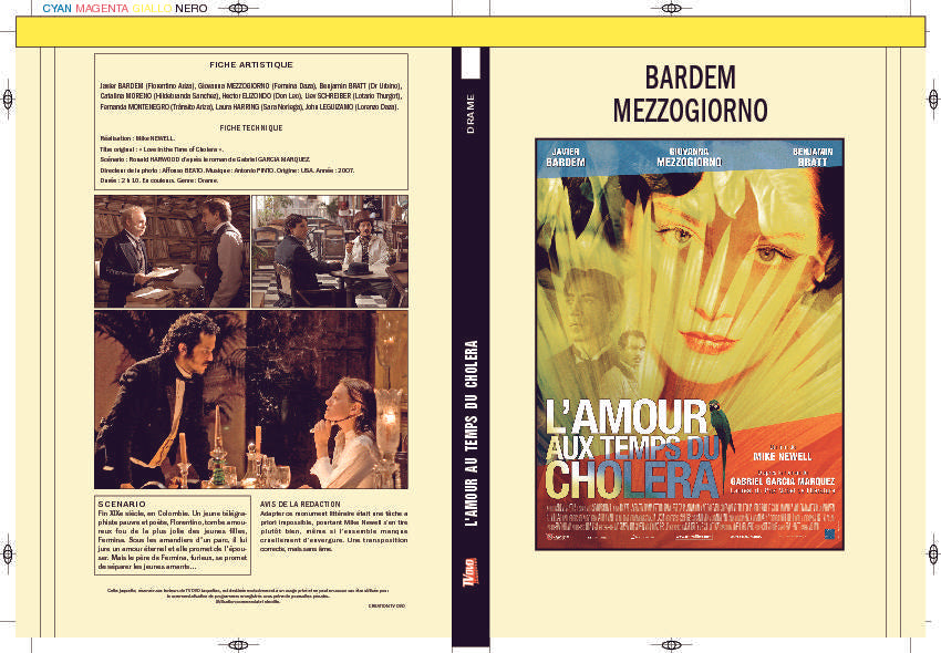 L'AMOUR AUX TEMPS DU CHOLÉRA