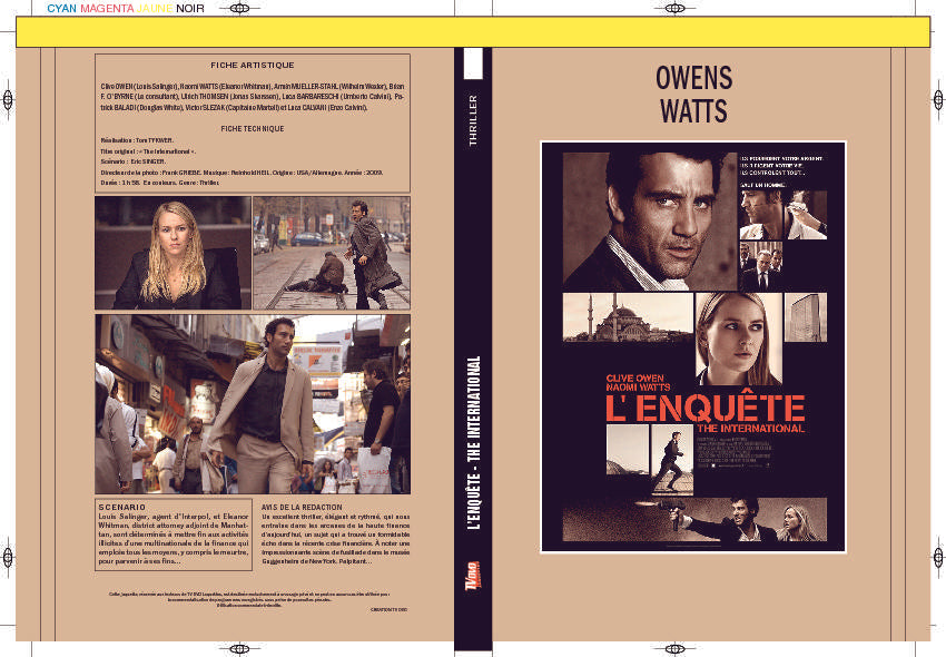L'ENQUÊTE - THE INTERNATIONAL