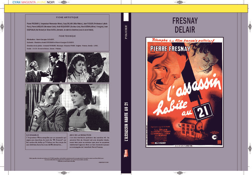 L'ASSASSIN HABITE AU 21